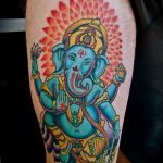 photo tattoo Ganesh 27.01.2019 №262 - example of tattoo Ganesh - tattoovalue.net
