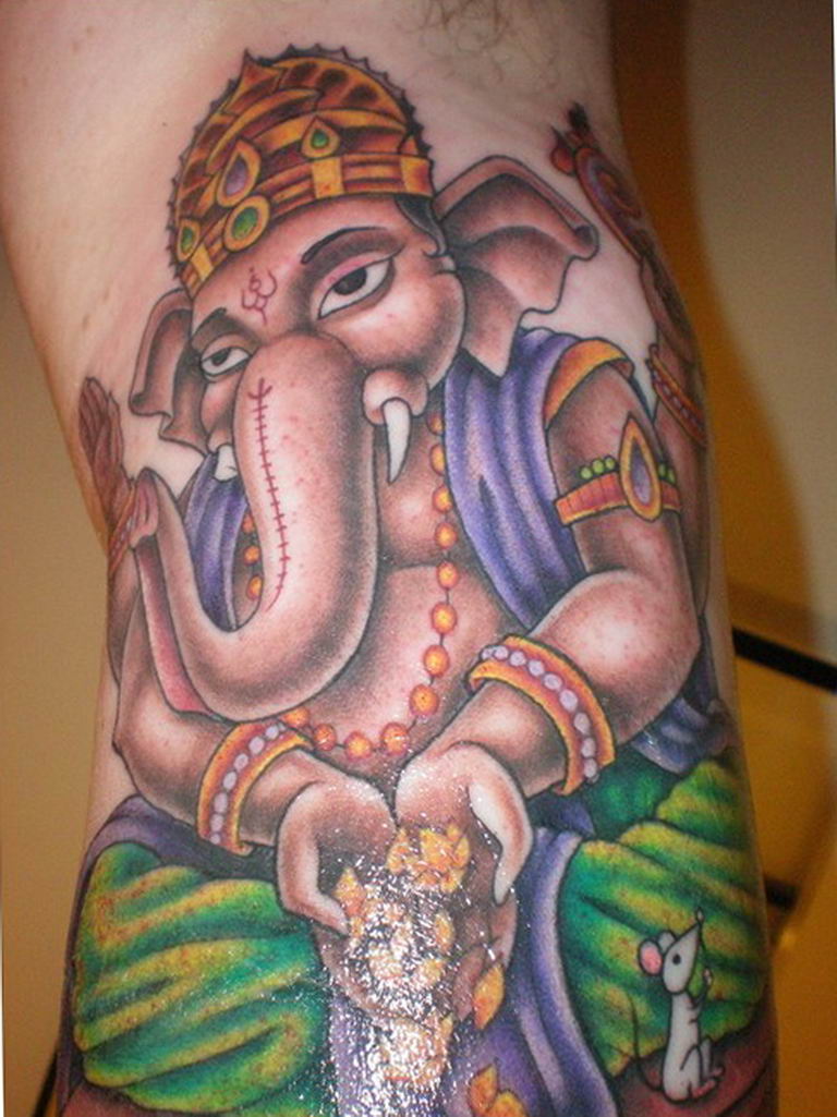 photo tattoo Ganesh 27.01.2019 №268 - example of tattoo Ganesh - tattoovalue.net