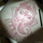 photo tattoo Ganesh 27.01.2019 №274 - example of tattoo Ganesh - tattoovalue.net