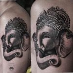 photo tattoo Ganesh 27.01.2019 №283 - example of tattoo Ganesh - tattoovalue.net