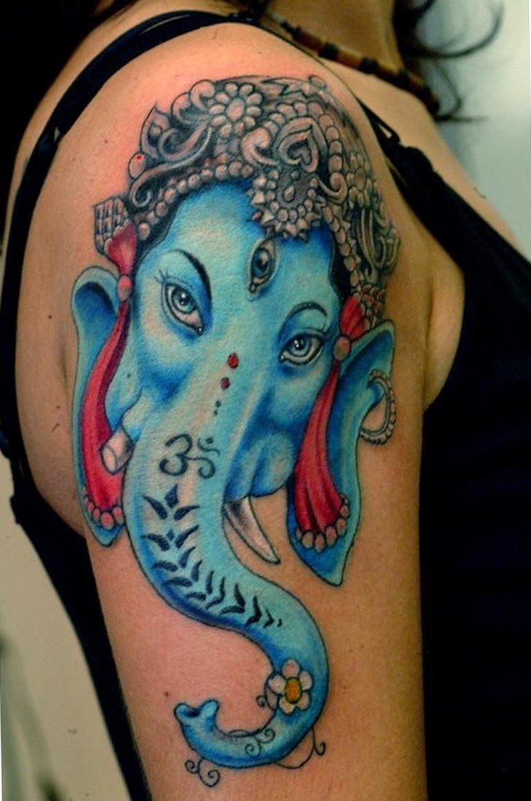 photo tattoo Ganesh 27.01.2019 №284 - example of tattoo Ganesh - tattoovalue.net