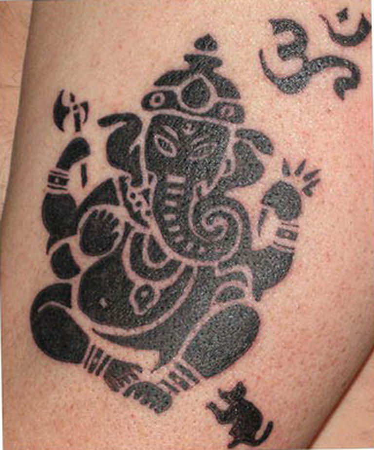 photo tattoo Ganesh 27.01.2019 №292 - example of tattoo Ganesh - tattoovalue.net