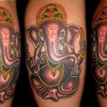 photo tattoo Ganesh 27.01.2019 №299 - example of tattoo Ganesh - tattoovalue.net