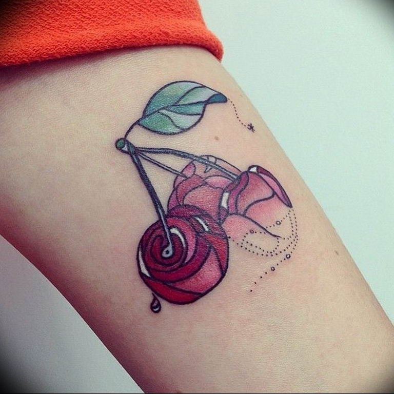 Top 40 Cute Cherry Tattoos for Girls