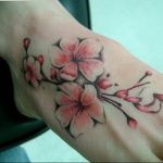 photo tattoo cherry 28.01.2019 №025 - an example of drawing a cherry tattoo - tattoovalue.net