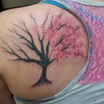 photo tattoo cherry 28.01.2019 №058 - an example of drawing a cherry tattoo - tattoovalue.net