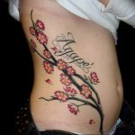 photo tattoo cherry 28.01.2019 №078 - an example of drawing a cherry tattoo - tattoovalue.net