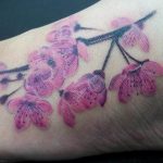 photo tattoo cherry 28.01.2019 №079 - an example of drawing a cherry tattoo - tattoovalue.net