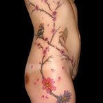 photo tattoo cherry 28.01.2019 №080 - an example of drawing a cherry tattoo - tattoovalue.net