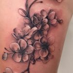 photo tattoo cherry 28.01.2019 №085 - an example of drawing a cherry tattoo - tattoovalue.net