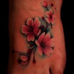 photo tattoo cherry 28.01.2019 №089 - an example of drawing a cherry tattoo - tattoovalue.net