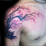 photo tattoo cherry 28.01.2019 №093 - an example of drawing a cherry tattoo - tattoovalue.net