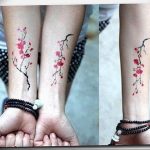 photo tattoo cherry 28.01.2019 №118 - an example of drawing a cherry tattoo - tattoovalue.net