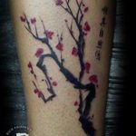 photo tattoo cherry 28.01.2019 №160 - an example of drawing a cherry tattoo - tattoovalue.net