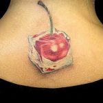 photo tattoo cherry 28.01.2019 №207 - an example of drawing a cherry tattoo - tattoovalue.net