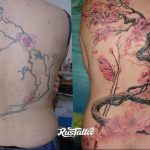 photo tattoo cherry 28.01.2019 №241 - an example of drawing a cherry tattoo - tattoovalue.net