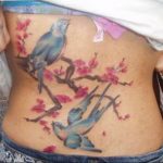 photo tattoo cherry 28.01.2019 №306 - an example of drawing a cherry tattoo - tattoovalue.net