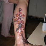 photo tattoo cherry 28.01.2019 №313 - an example of drawing a cherry tattoo - tattoovalue.net