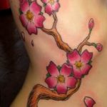 photo tattoo cherry 28.01.2019 №325 - an example of drawing a cherry tattoo - tattoovalue.net