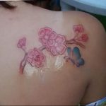 photo tattoo cherry 28.01.2019 №326 - an example of drawing a cherry tattoo - tattoovalue.net