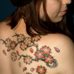 photo tattoo cherry 28.01.2019 №331 - an example of drawing a cherry tattoo - tattoovalue.net