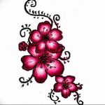 photo tattoo cherry 28.01.2019 №335 - an example of drawing a cherry tattoo - tattoovalue.net