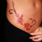 photo tattoo cherry 28.01.2019 №346 - an example of drawing a cherry tattoo - tattoovalue.net