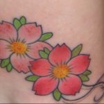 photo tattoo cherry 28.01.2019 №348 - an example of drawing a cherry tattoo - tattoovalue.net