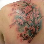 photo tattoo cherry 28.01.2019 №373 - an example of drawing a cherry tattoo - tattoovalue.net