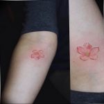 photo tattoo cherry 28.01.2019 №381 - an example of drawing a cherry tattoo - tattoovalue.net