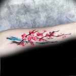 photo tattoo cherry 28.01.2019 №401 - an example of drawing a cherry tattoo - tattoovalue.net