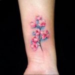 photo tattoo cherry 28.01.2019 №403 - an example of drawing a cherry tattoo - tattoovalue.net