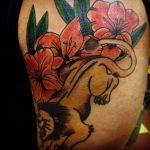 photo tattoo gladiolus 25.01.2019 №014 - drawing a tattoo flower gladiolus - tattoovalue.net