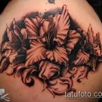 photo tattoo gladiolus 25.01.2019 №034 - drawing a tattoo flower gladiolus - tattoovalue.net