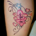 photo tattoo gladiolus 25.01.2019 №042 - drawing a tattoo flower gladiolus - tattoovalue.net