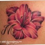photo tattoo gladiolus 25.01.2019 №047 - drawing a tattoo flower gladiolus - tattoovalue.net