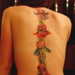 photo tattoo gladiolus 25.01.2019 №093 - drawing a tattoo flower gladiolus - tattoovalue.net