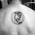 photo tattoo globe 25.01.2019 №054 - drawing tattoo globe - tattoovalue.net