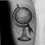 photo tattoo globe 25.01.2019 №057 - drawing tattoo globe - tattoovalue.net