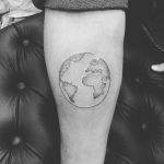 photo tattoo globe 25.01.2019 №003 - drawing tattoo globe - tattoovalue.net