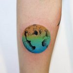 photo tattoo globe 25.01.2019 №021 - drawing tattoo globe - tattoovalue.net