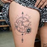 photo tattoo globe 25.01.2019 №023 - drawing tattoo globe - tattoovalue.net