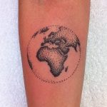 photo tattoo globe 25.01.2019 №041 - drawing tattoo globe - tattoovalue.net