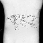 photo tattoo globe 25.01.2019 №063 - drawing tattoo globe - tattoovalue.net