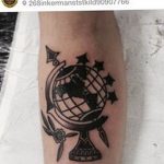 photo tattoo globe 25.01.2019 №077 - drawing tattoo globe - tattoovalue.net