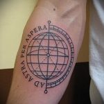 photo tattoo globe 25.01.2019 №081 - drawing tattoo globe - tattoovalue.net