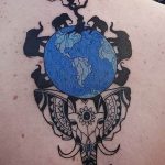 photo tattoo globe 25.01.2019 №098 - drawing tattoo globe - tattoovalue.net