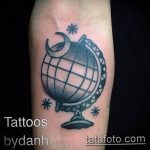 photo tattoo globe 25.01.2019 №116 - drawing tattoo globe - tattoovalue.net