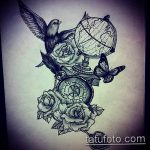 photo tattoo globe 25.01.2019 №136 - drawing tattoo globe - tattoovalue.net