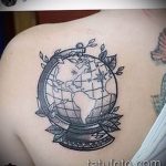 photo tattoo globe 25.01.2019 №151 - drawing tattoo globe - tattoovalue.net